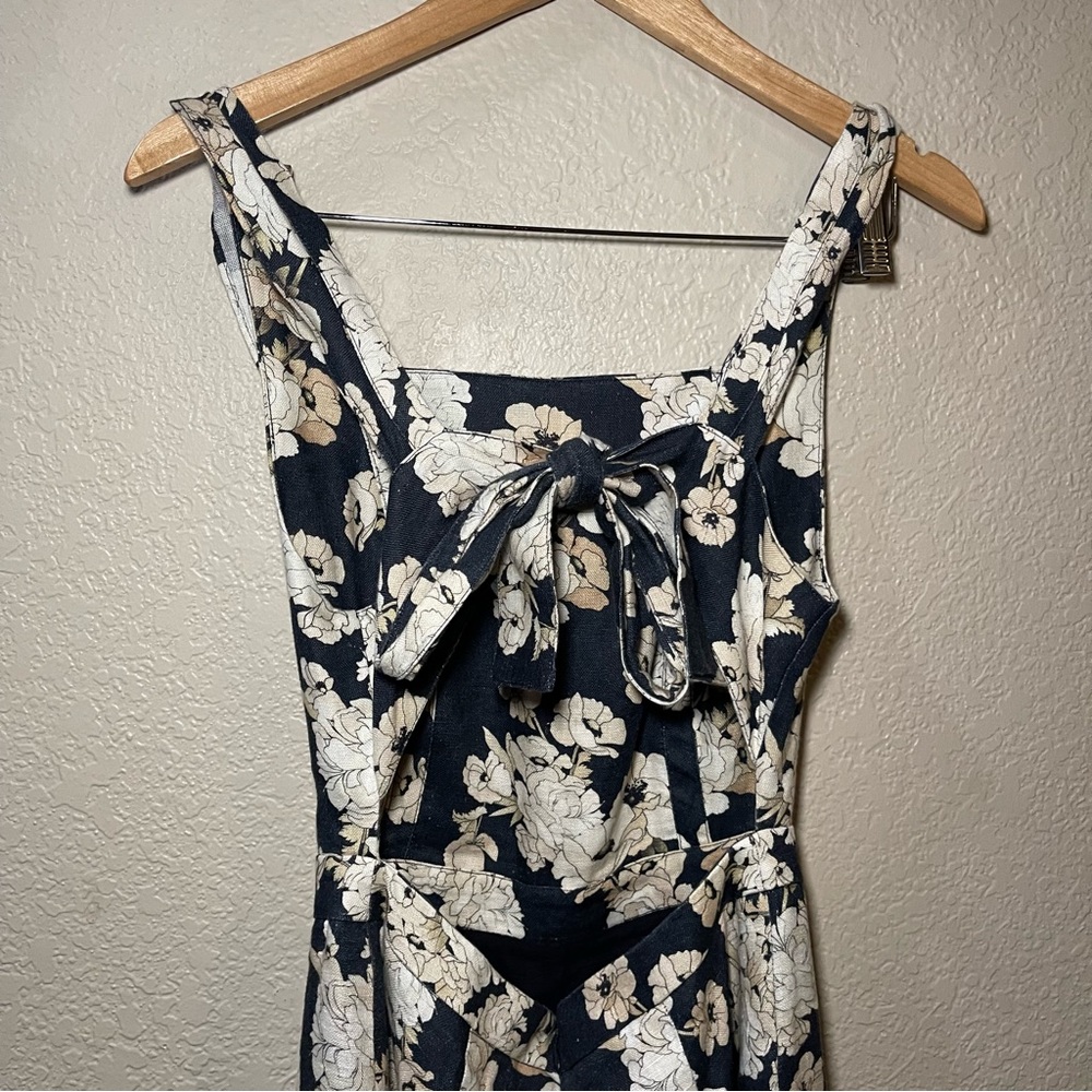 SIR. The Label | Floral Bellagio Linen Jumpsuit Size: US 4 - Picture 4 of 7